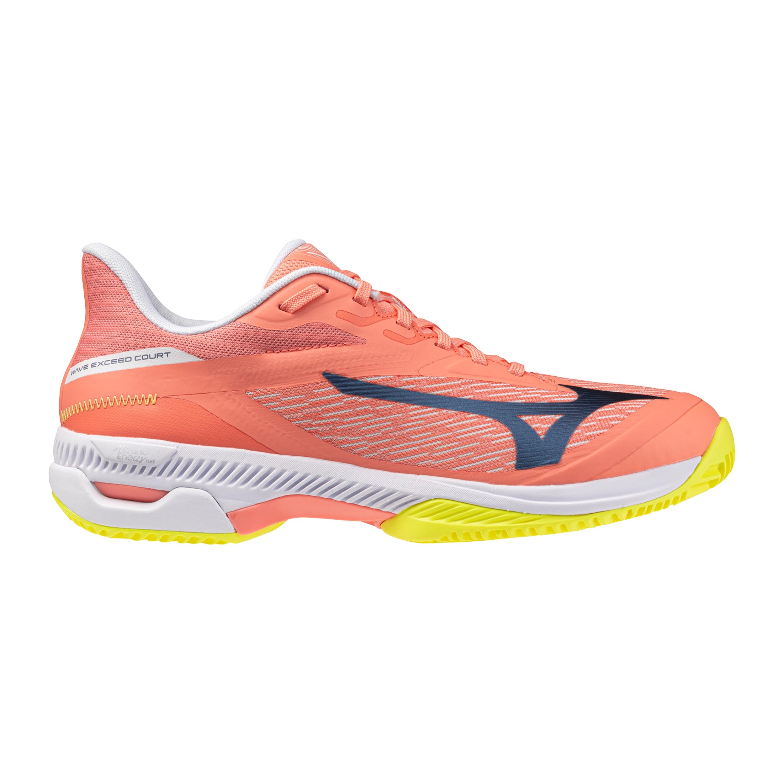Mizuno Wave Exceed Court  Padelschuh Damen - koralle, mehrfarbig