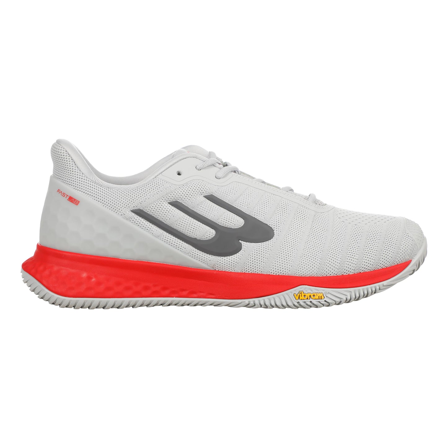 Bullpadel X-Plo Padelschuh Herren - grau, rot