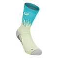 Performance Crew  Running Socks - turquoise, neon yellow