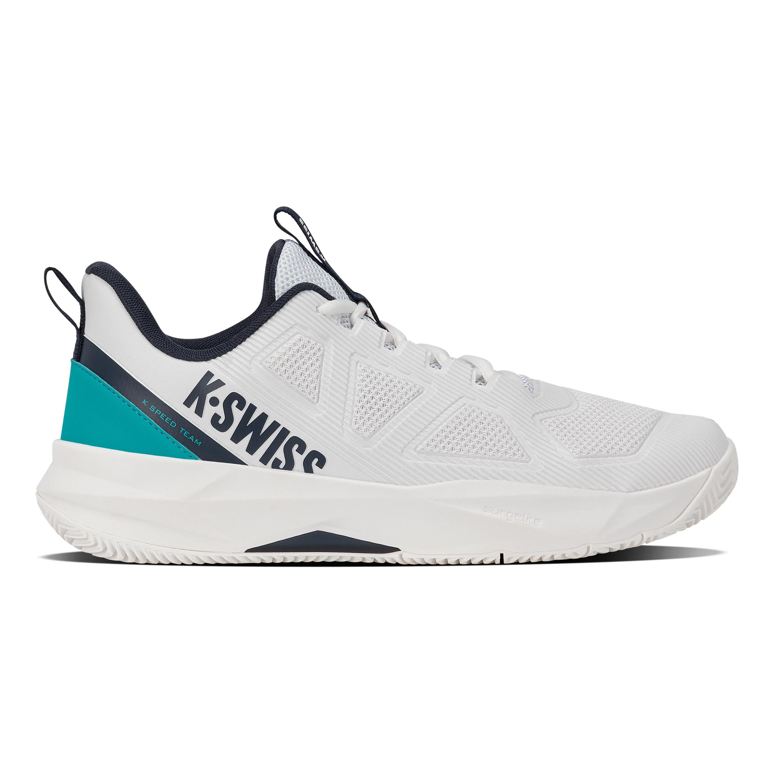 on Court-T WHITE / LIME 海外サイズs K-Speed Team Clay court shoe Men - white, turquoise | Tennis-Point