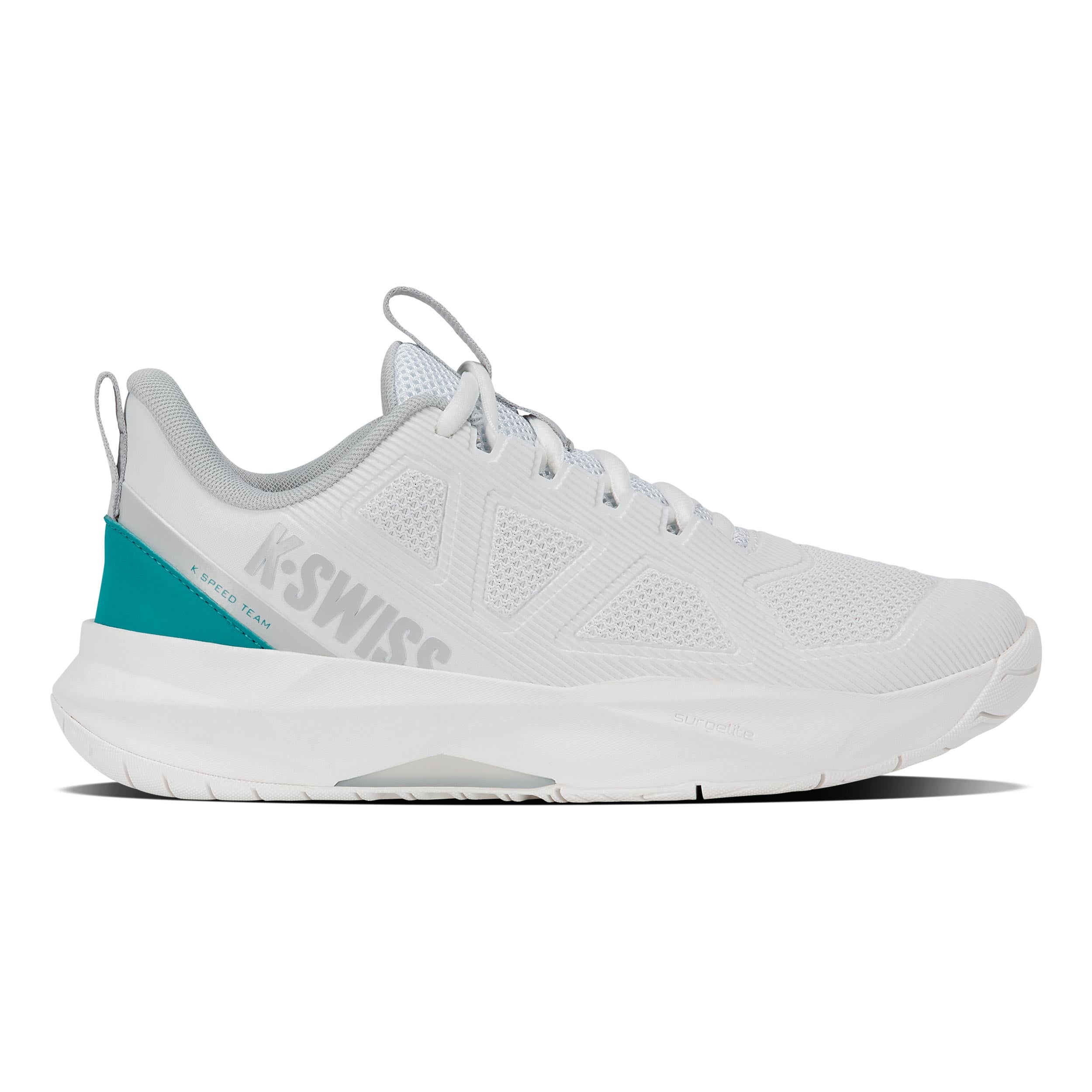 K-Swiss K-Speed Team All court shoe Women - white, turquoise