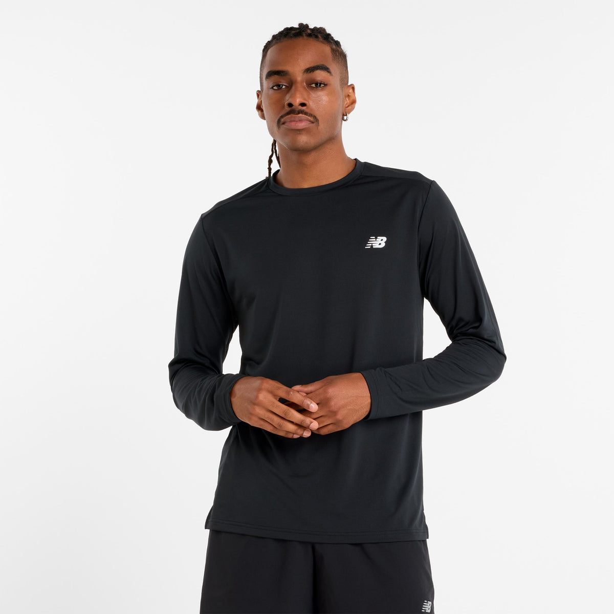 New Balance Long sleeve Men - black