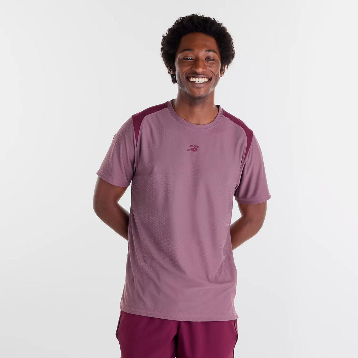 New Balance Tournament T-Shirt Men - wine red