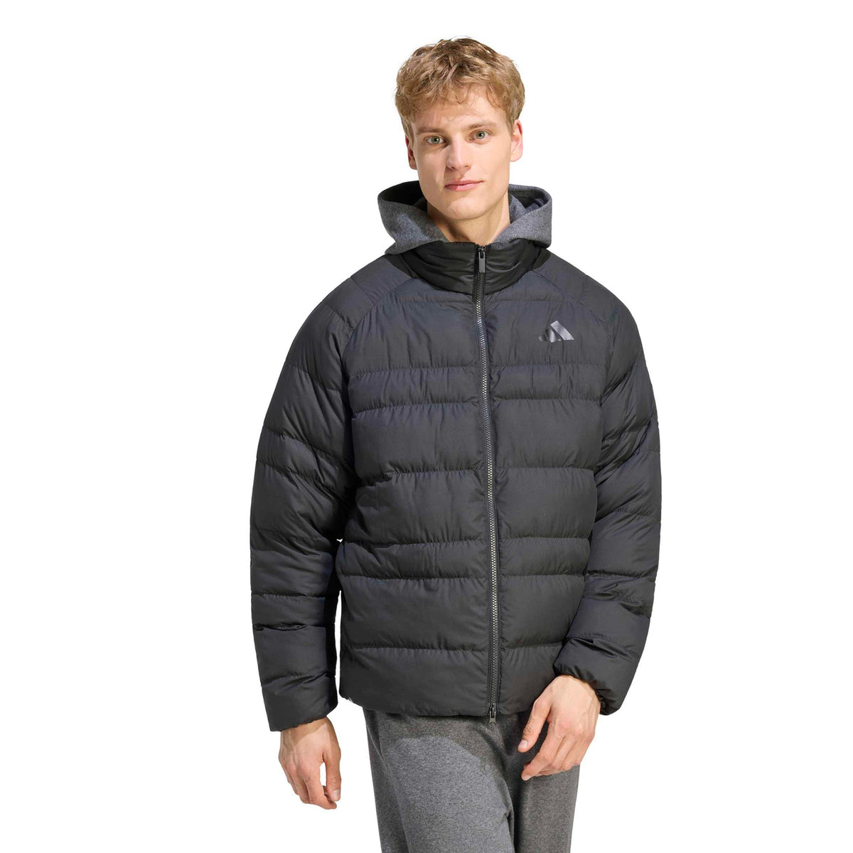 adidas Essentials SD LT Daunenjacke Herren - schwarz