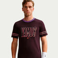 Court Dri-Fit T-Shirt Herren - weinrot