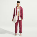 Studio Fleece Zip Hoodie Women - mauve