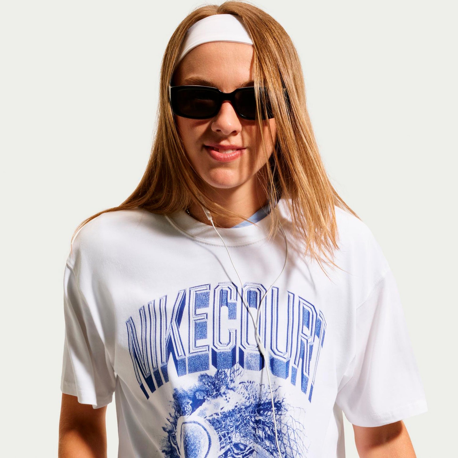 Nike Court Slam T-Shirt Women - white