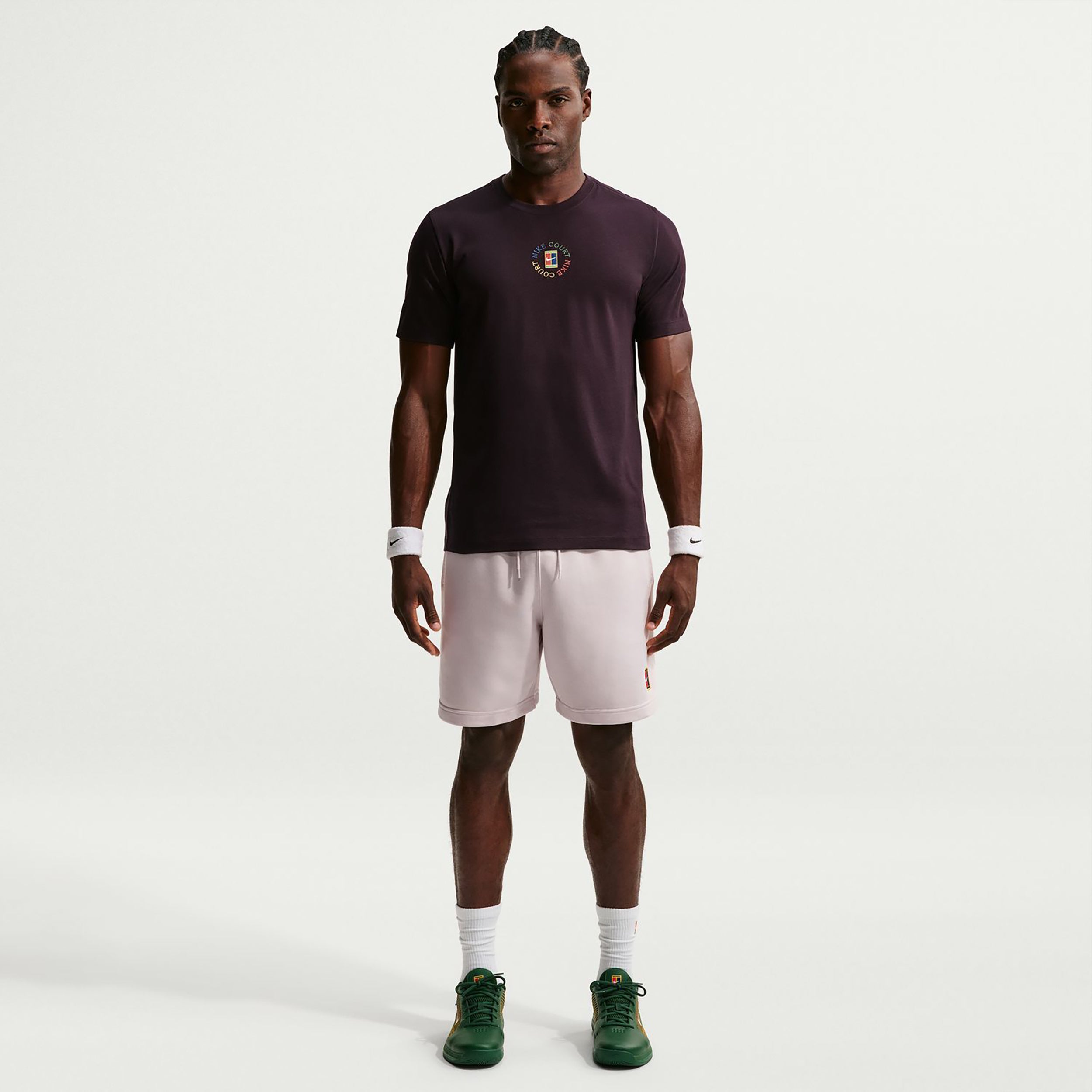 Nike Court T-Shirt Men - dark red