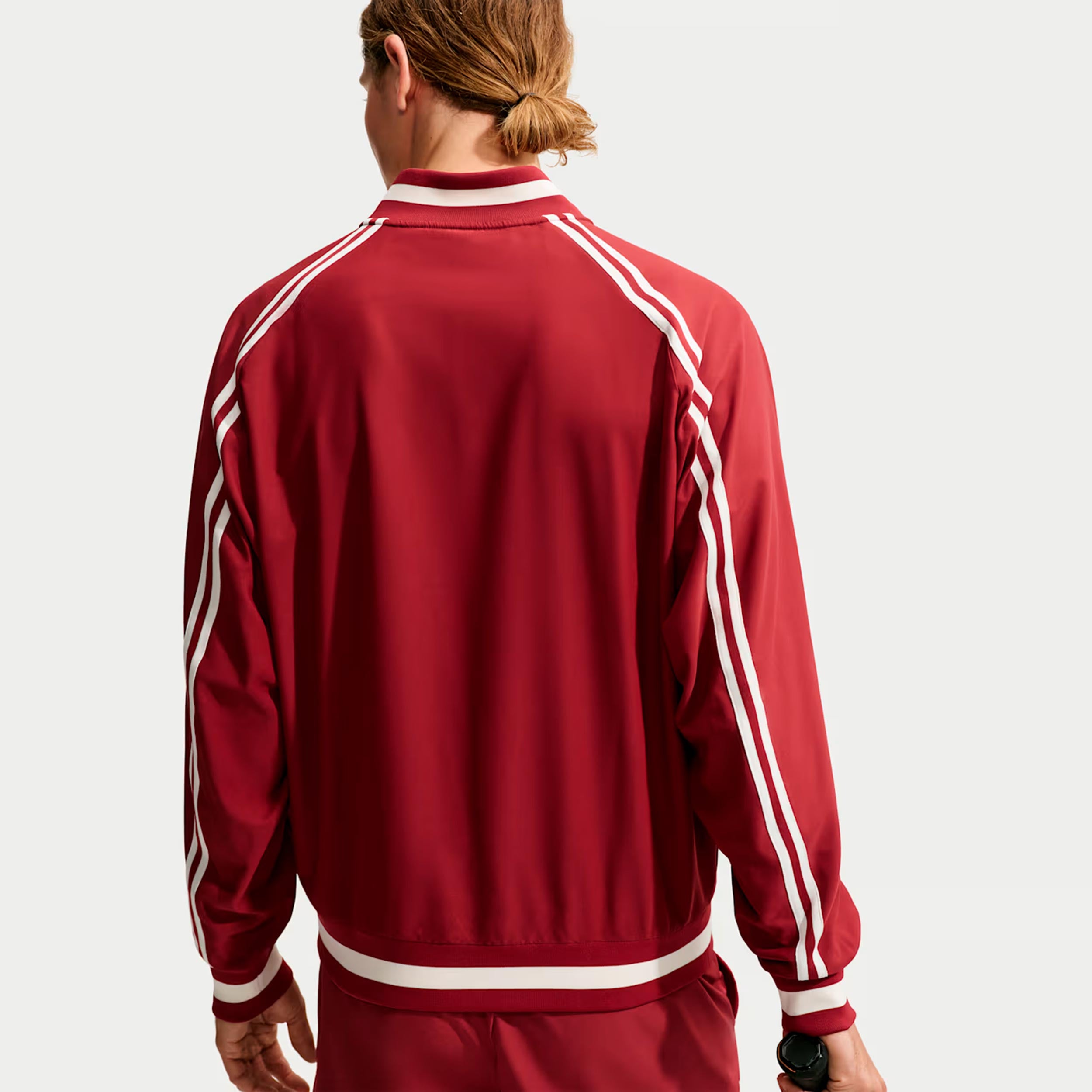Jannik Sinner Court Slam Training jacket Men - red, cream | Tennis