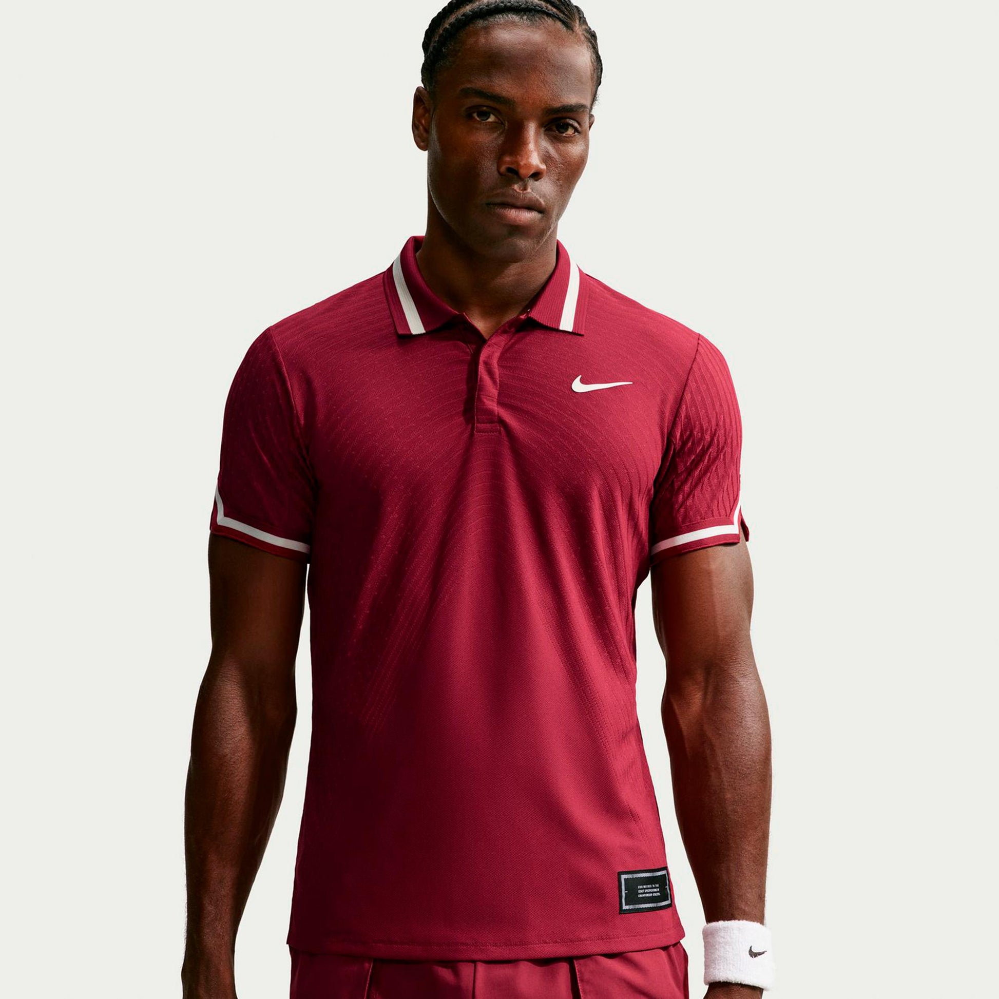 Nike Jannik Sinner Court Slam Polo Men - wine red, cream
