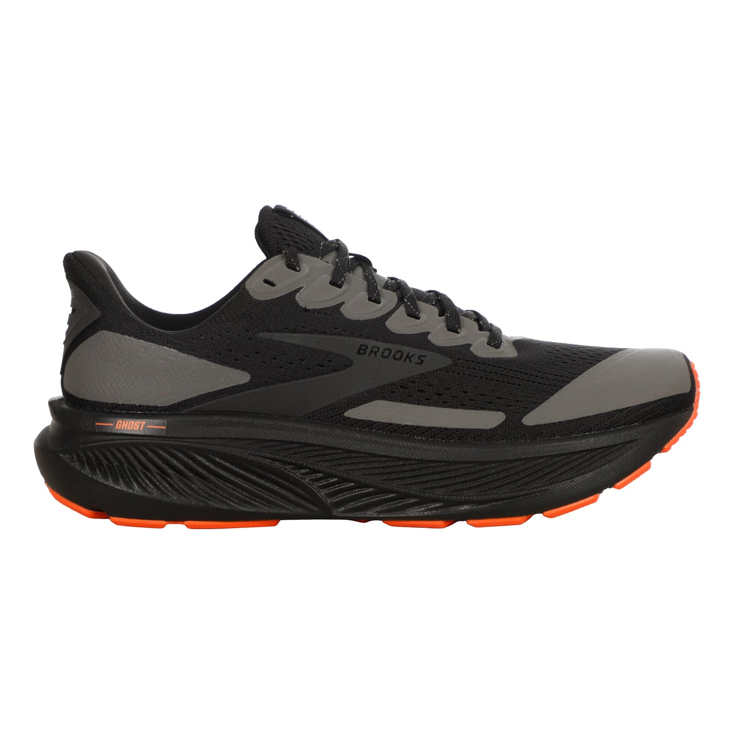 Brooks Ghost 17 Neutralschuh Herren - schwarz, orange