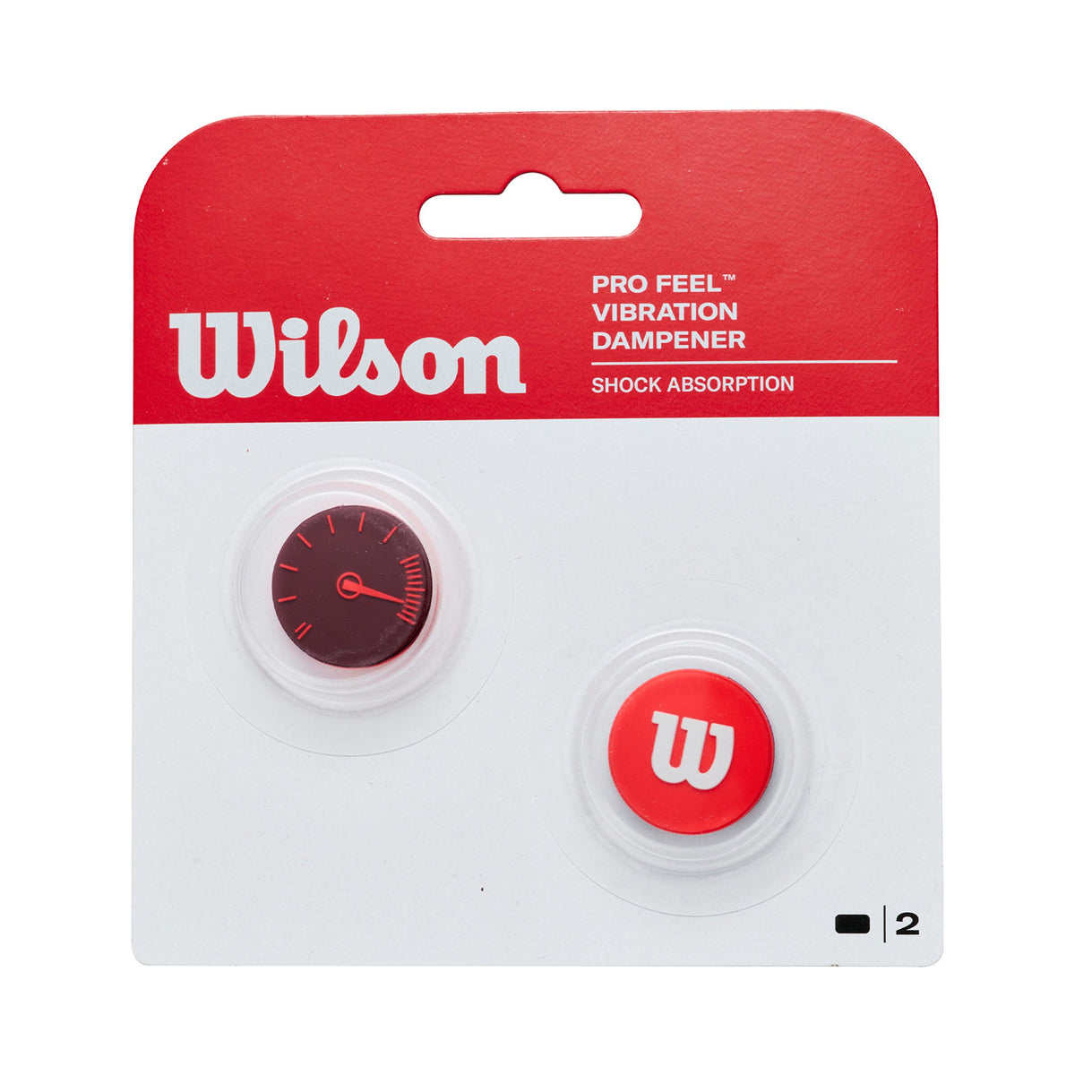 Wilson Defyer Dämpfer 2er Pack - rot
