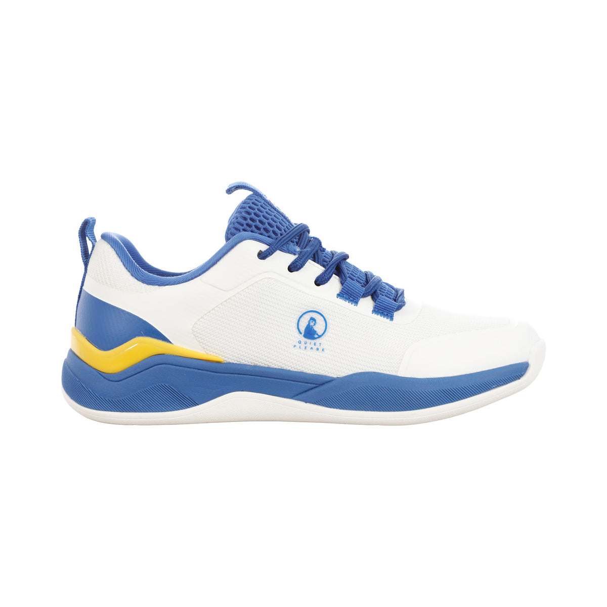 Quiet Please Carpet Champ Carpet shoe Boys - white, dark blue