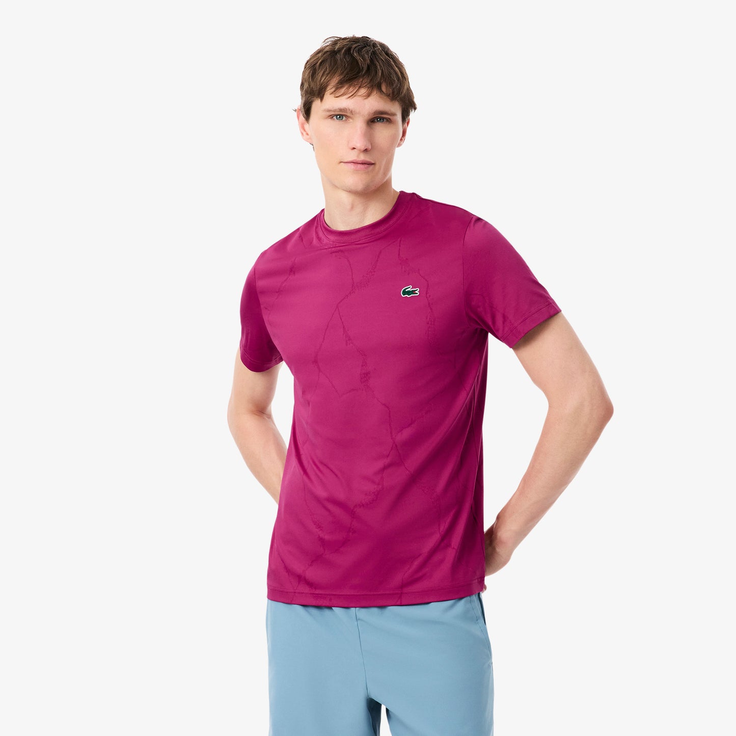 Lacoste T-Shirt Men - berry