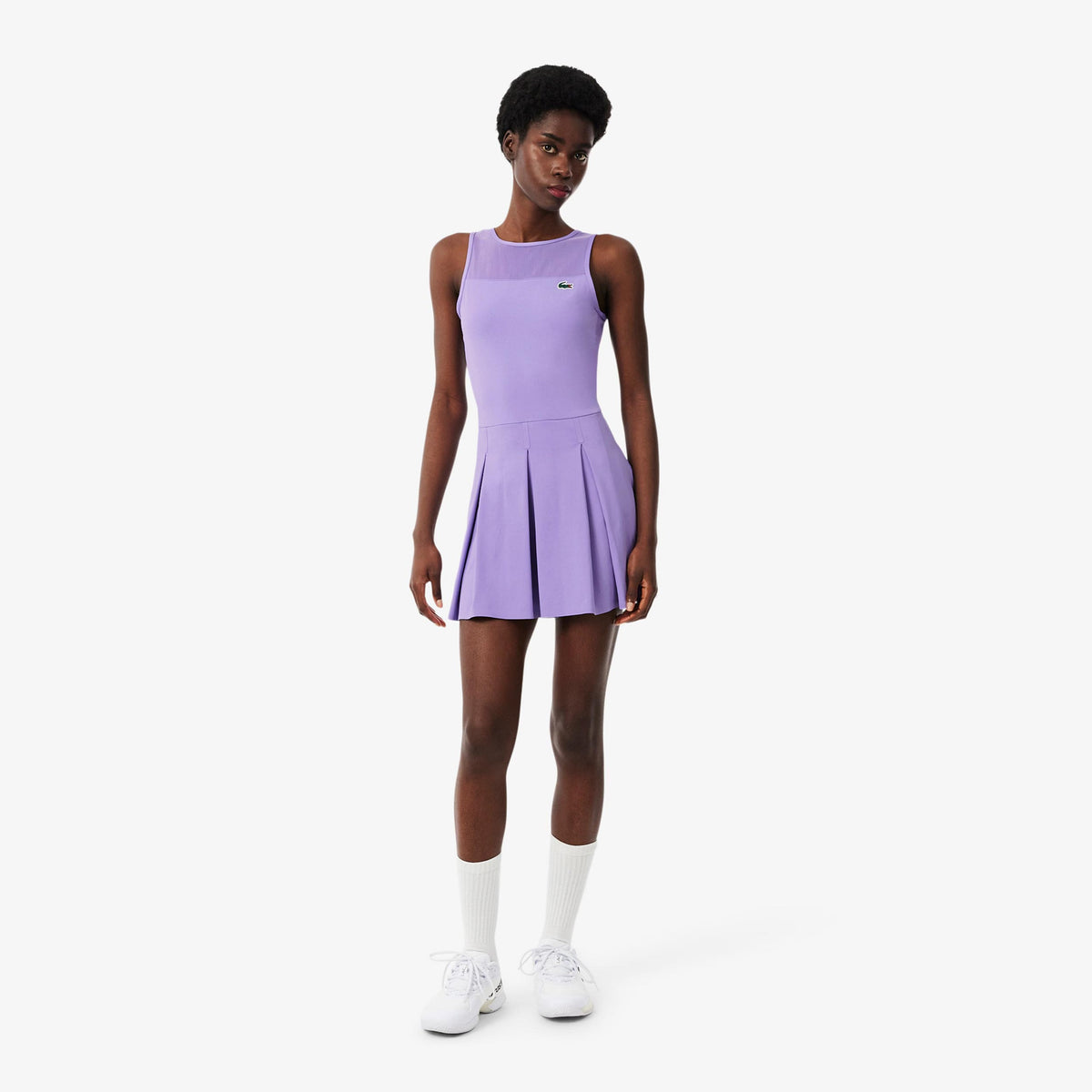 Lacoste Kleid Damen - lavendel