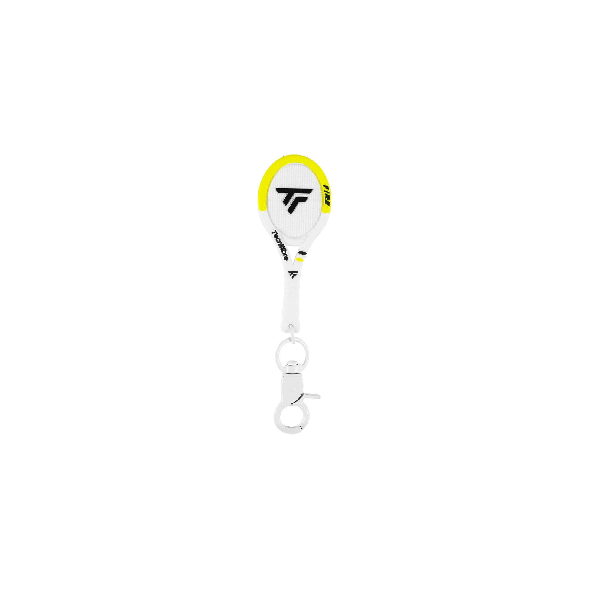 Tecnifibre Fire Key ring - white, yellow