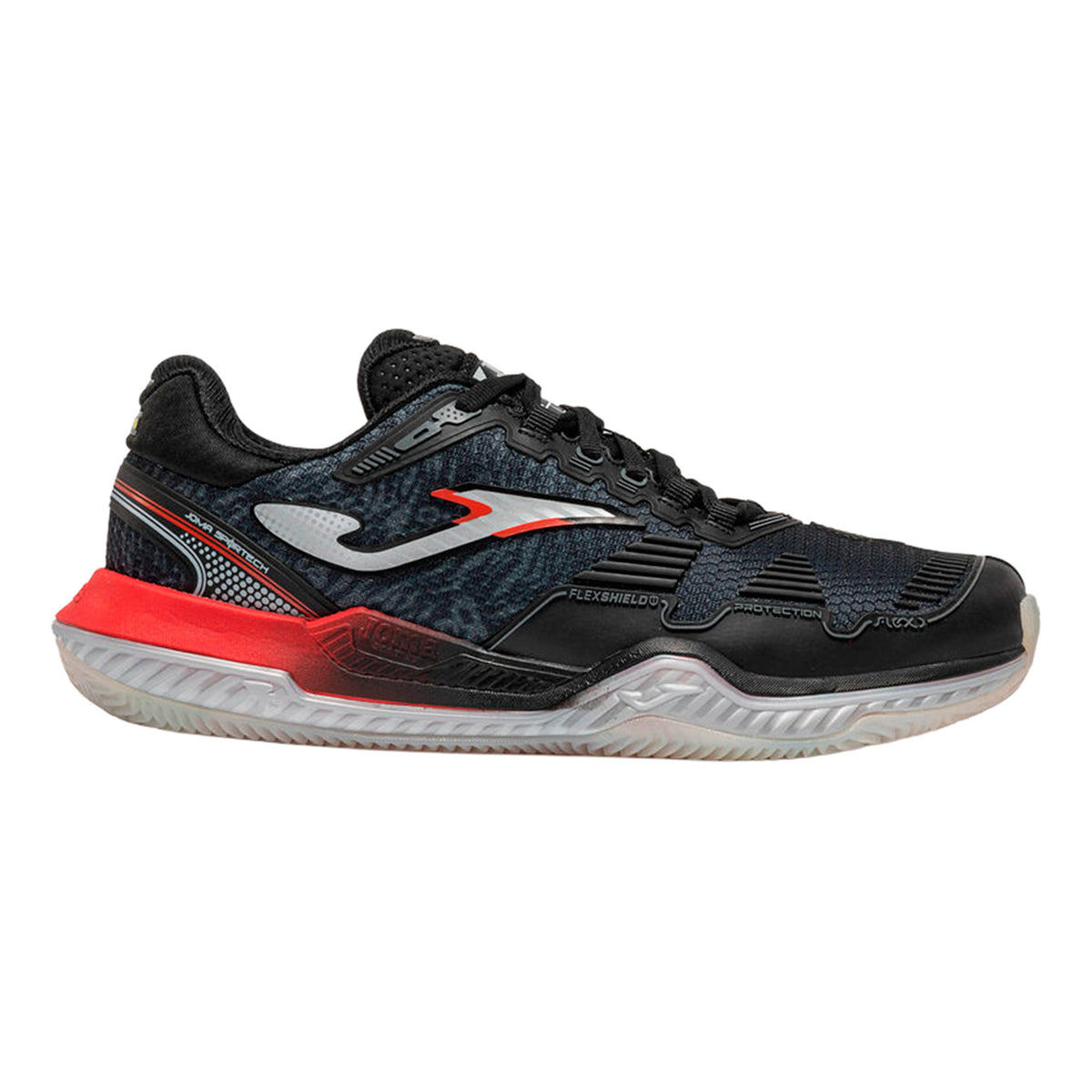 Joma Point Sandplatzschuh Herren - schwarz, rot