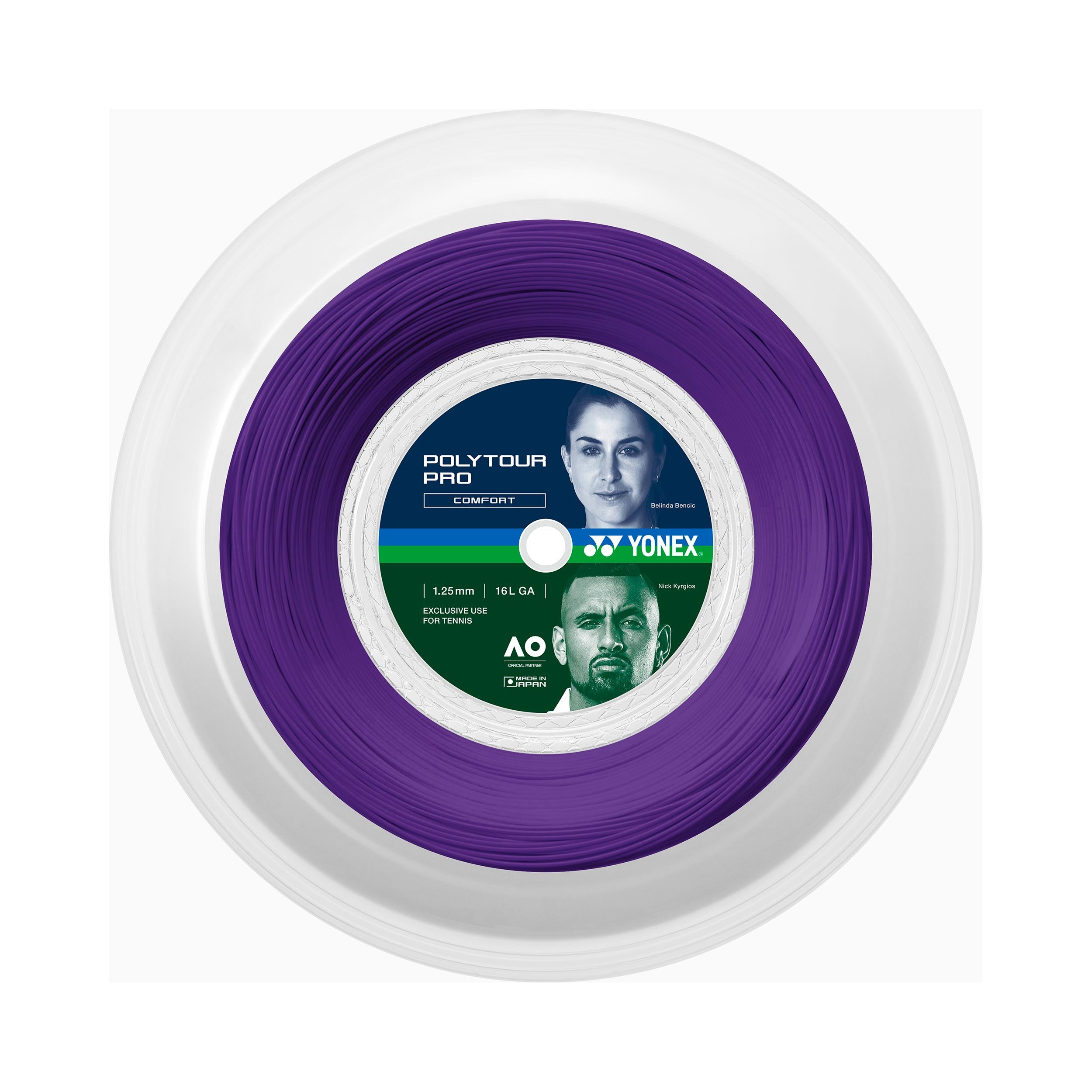 Yonex Poly Tour Pro Midnight Purple String reel 200m - lilac