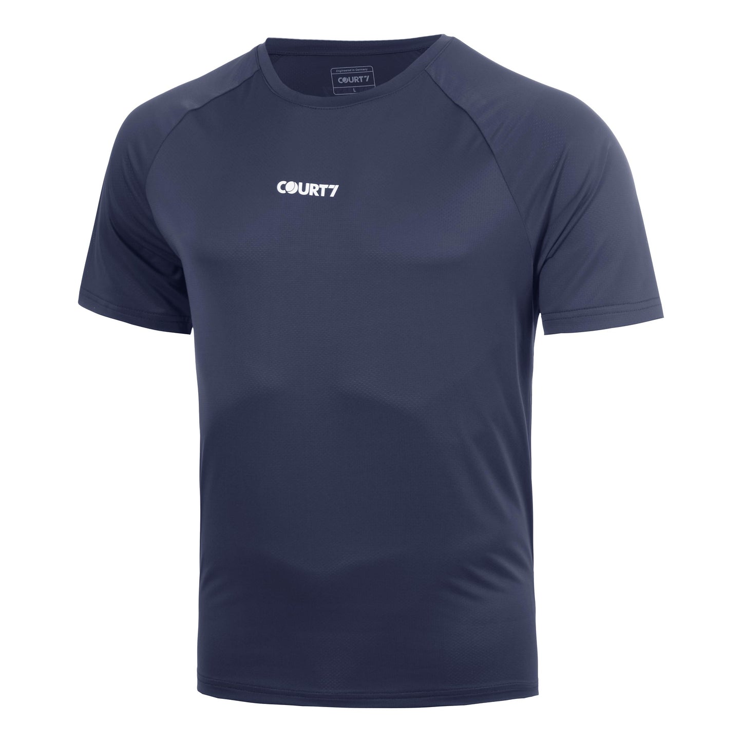COURT7 Performance T-Shirt Herren - blau