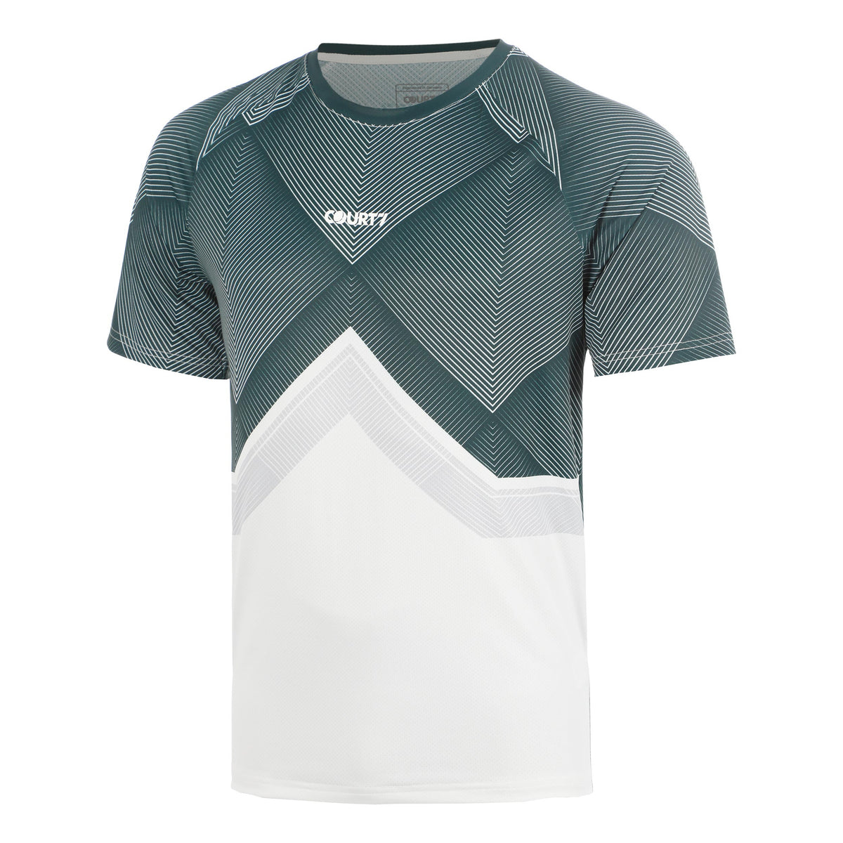 COURT7 Performance T-Shirt Men - green, white