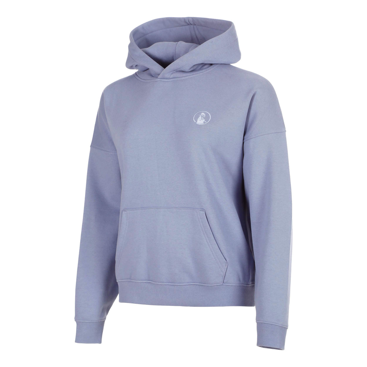 Quiet Please Confidence Oversize Hoody Women - blue