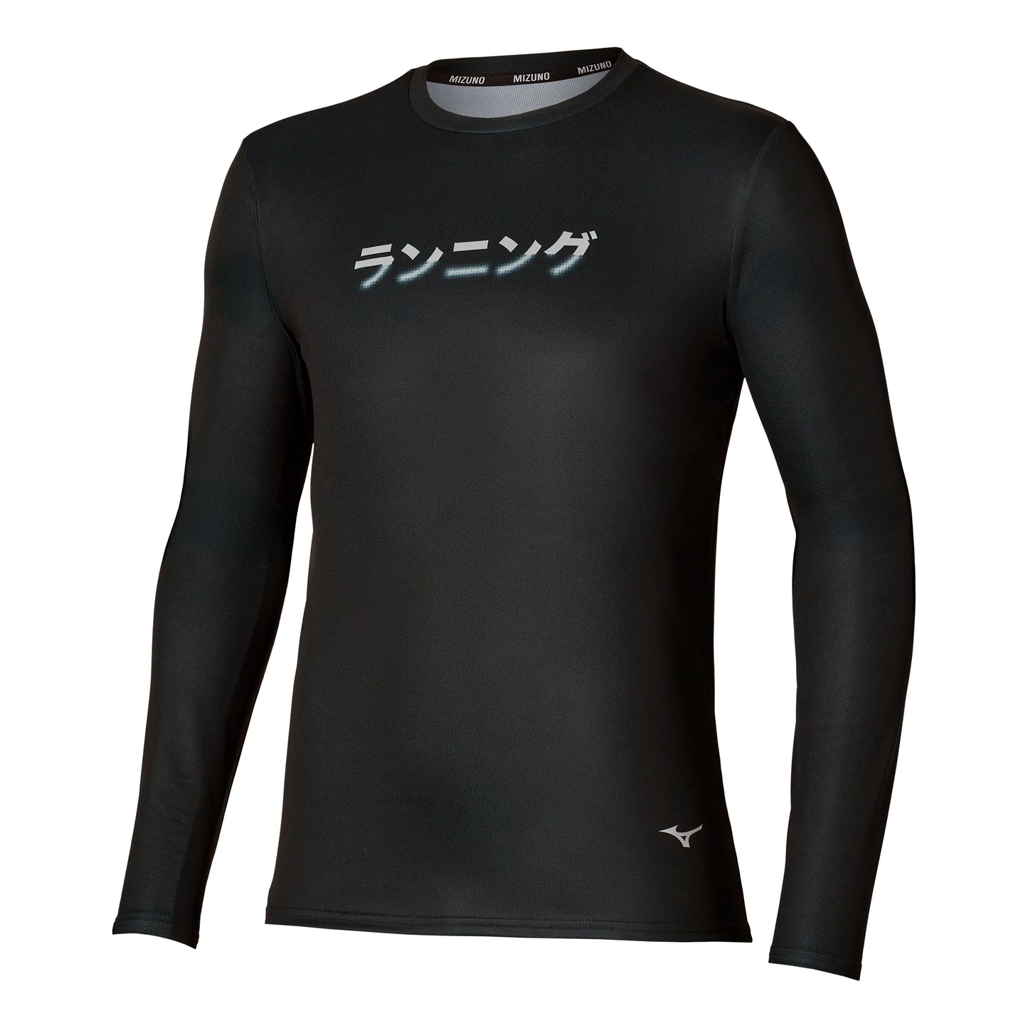 Mizuno Core Graphic Laufshirt Herren - schwarz