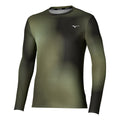 Core Graphic Laufshirt Herren - dunkelgrün, oliv