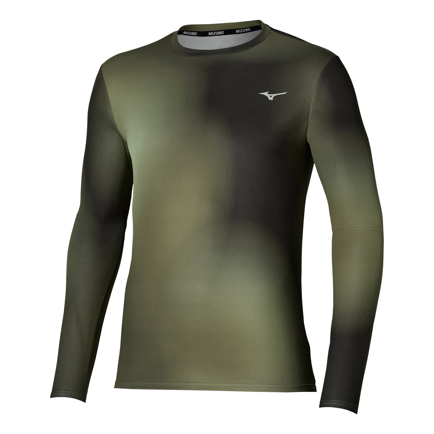 Mizuno Core Graphic Laufshirt Herren - dunkelgrün, oliv