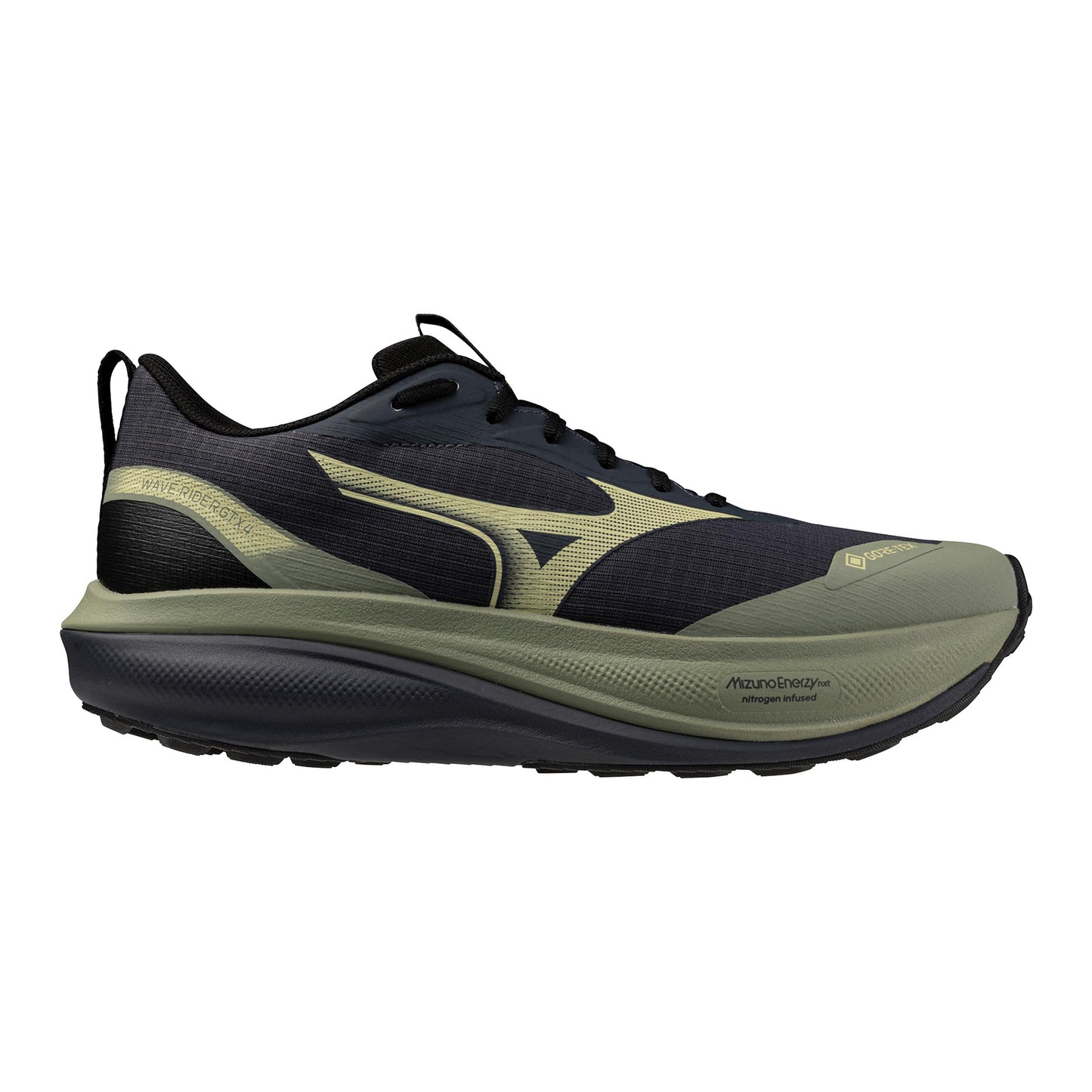 Mizuno Wave Rider GTX 4  Trailschuh Herren - salbei, dunkelblau