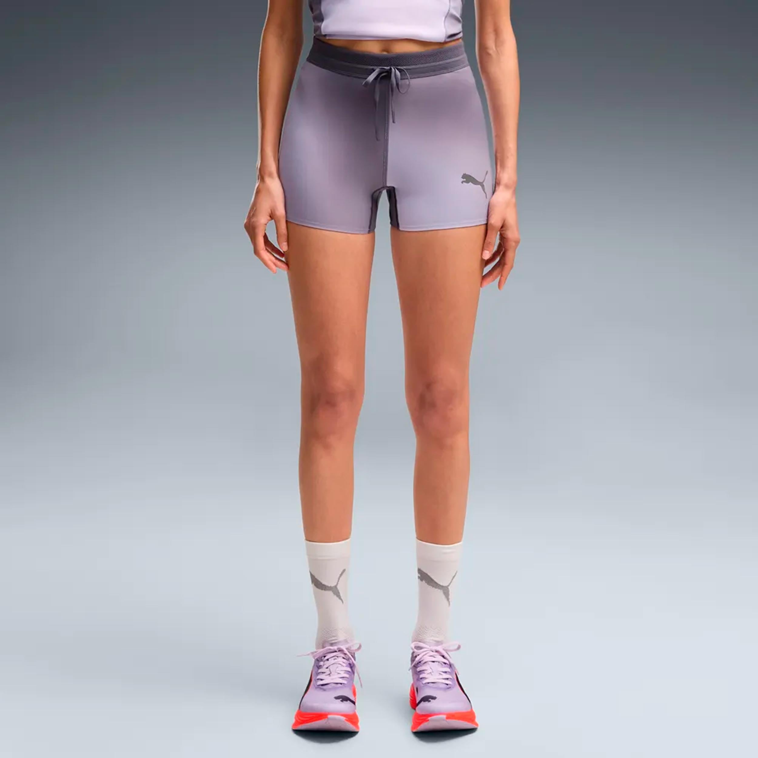 Puma Lightspeed AOP 3in   Running tights Women - grey