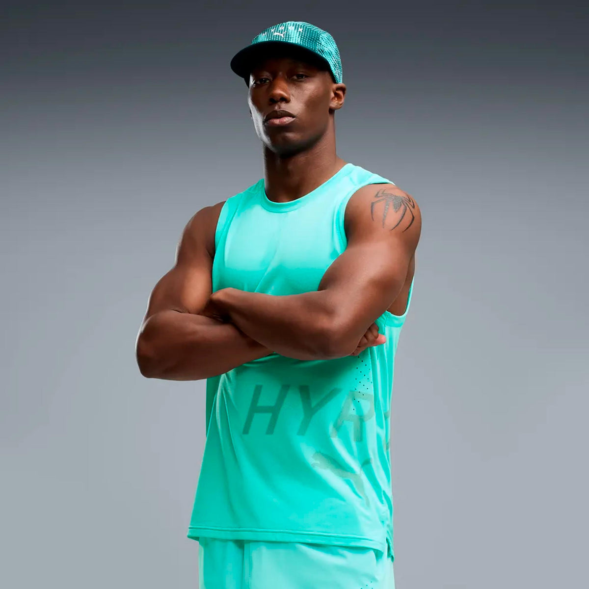 Puma HYROX PWRMODE Training  Running shirt Men - mint