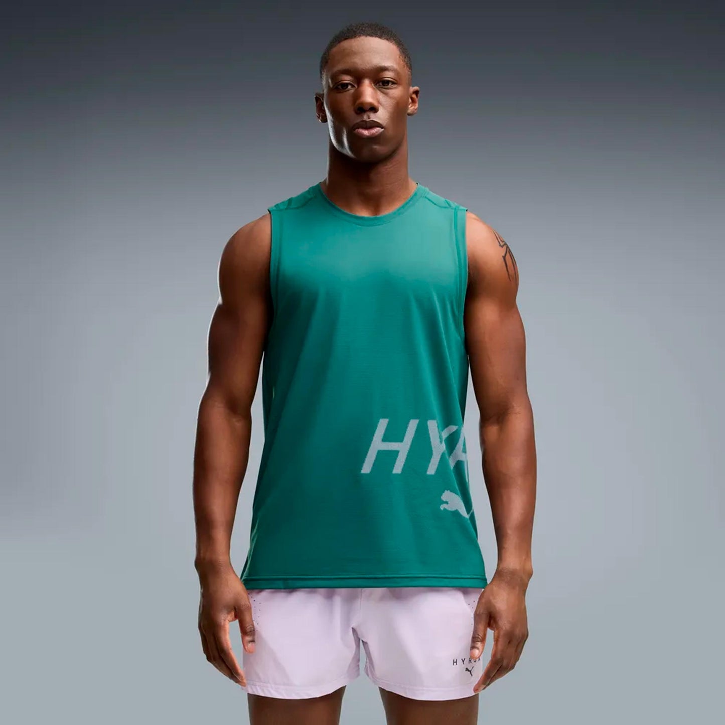 Puma HYROX PWRMODE Training  Running shirt Men - green