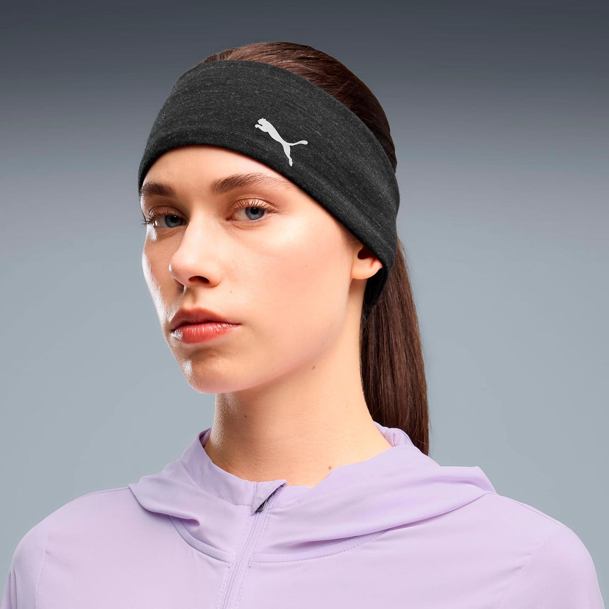 Puma Race Day Merino  Stirnband Unisex - schwarz