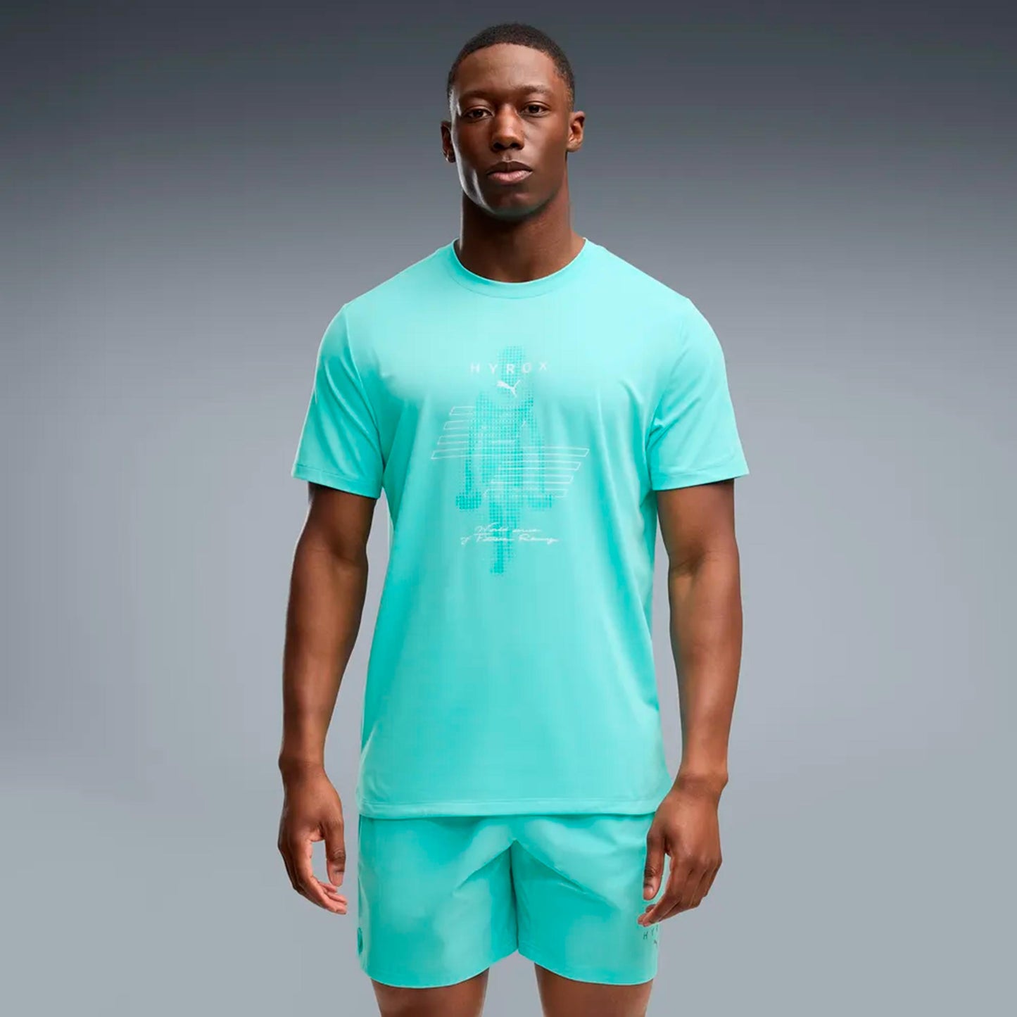 Puma HYROX Cloudspun Thermoadapt  Running shirt Men - mint