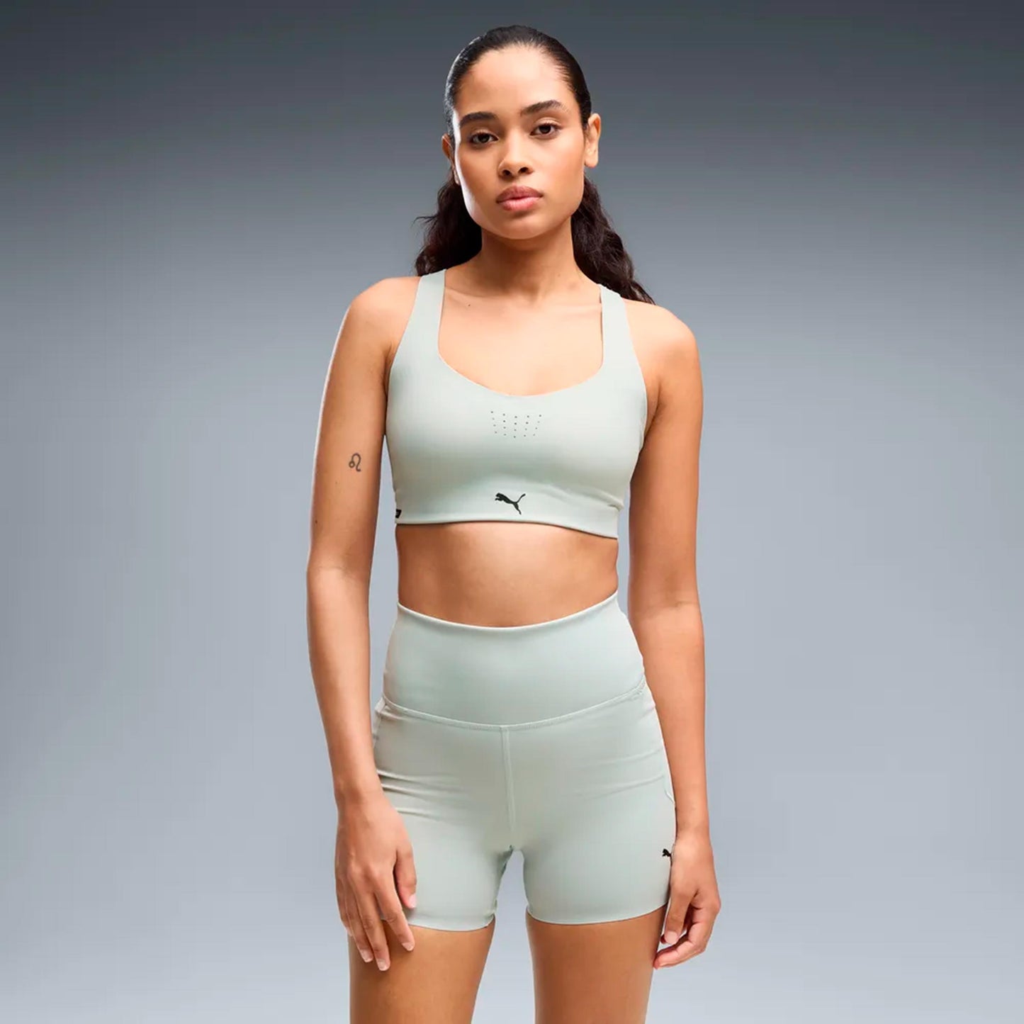 Puma PWRMODE  Sport-BH Damen - hellgrün