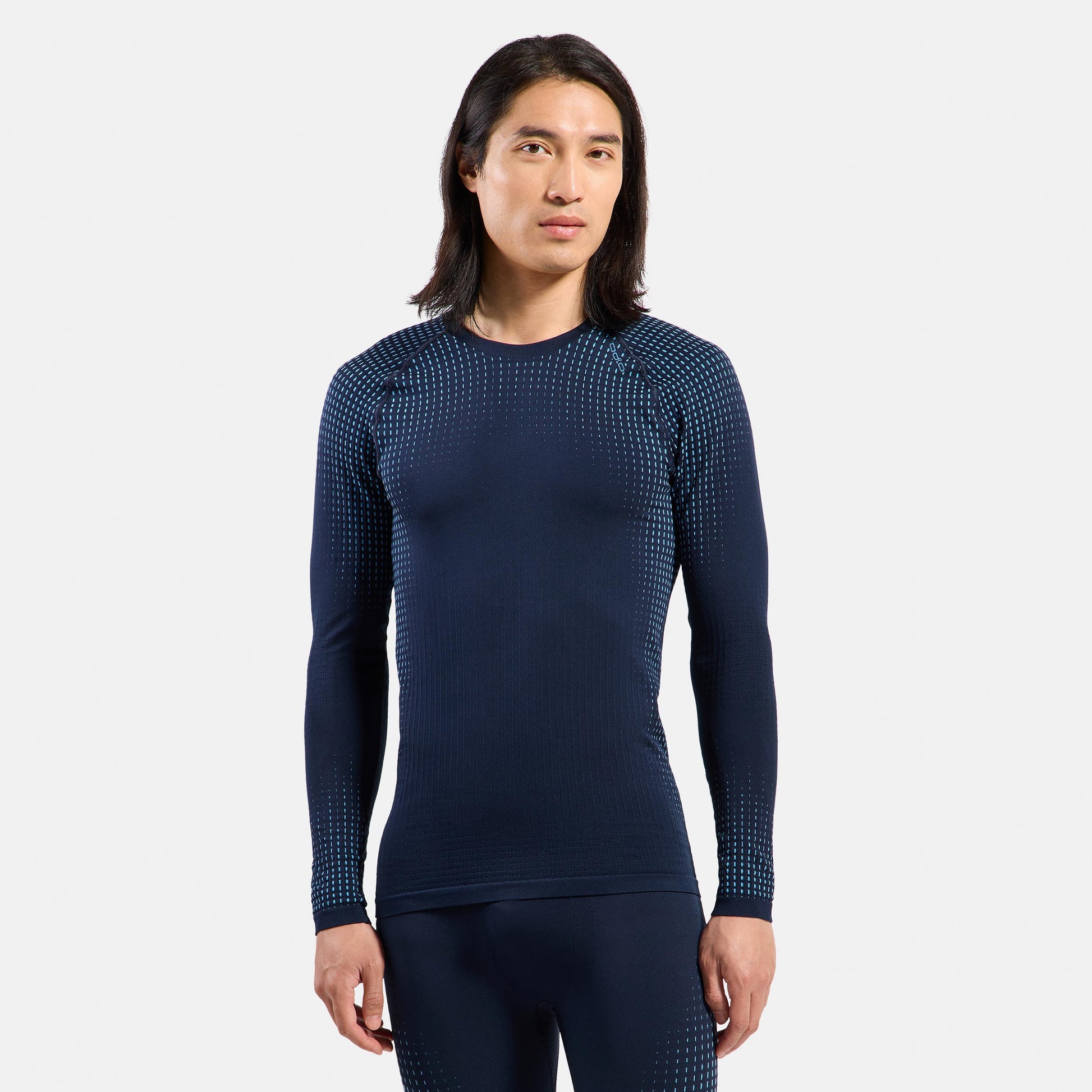 Odlo Performance Warm  Unterhemd Herren - dunkelblau