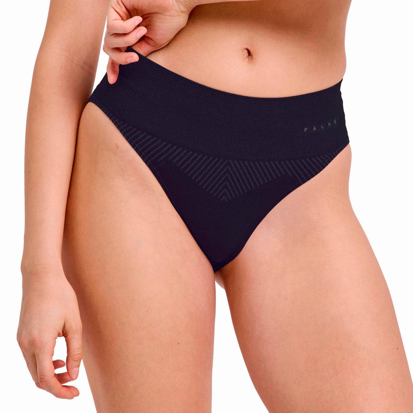 Falke Warm Brief High Waist Panty Damen - schwarz