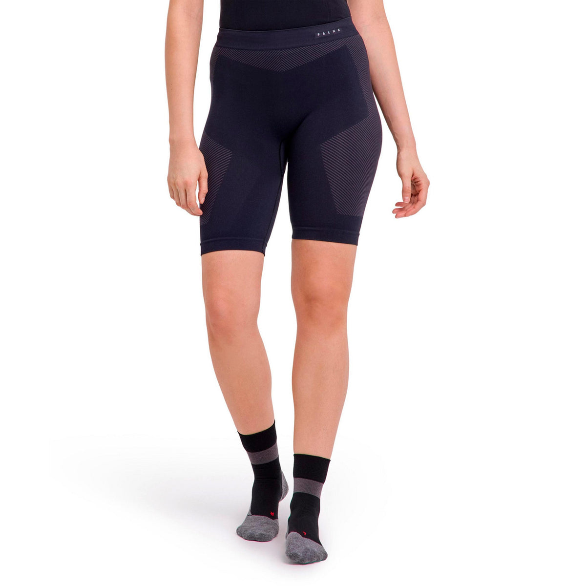 Falke Light Compression Lauftight Damen - schwarz