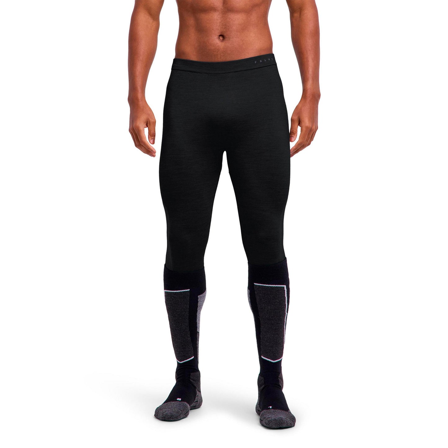 Falke Wool Tech Light 3/4  Tight Men - black