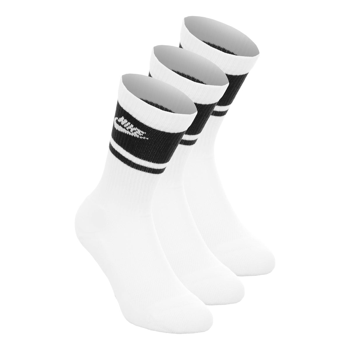 Nike Crew Sports Socks 3 Pack Unisex - white, black