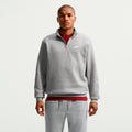 1/2-Zip Fleece Sweatshirt Men - grey