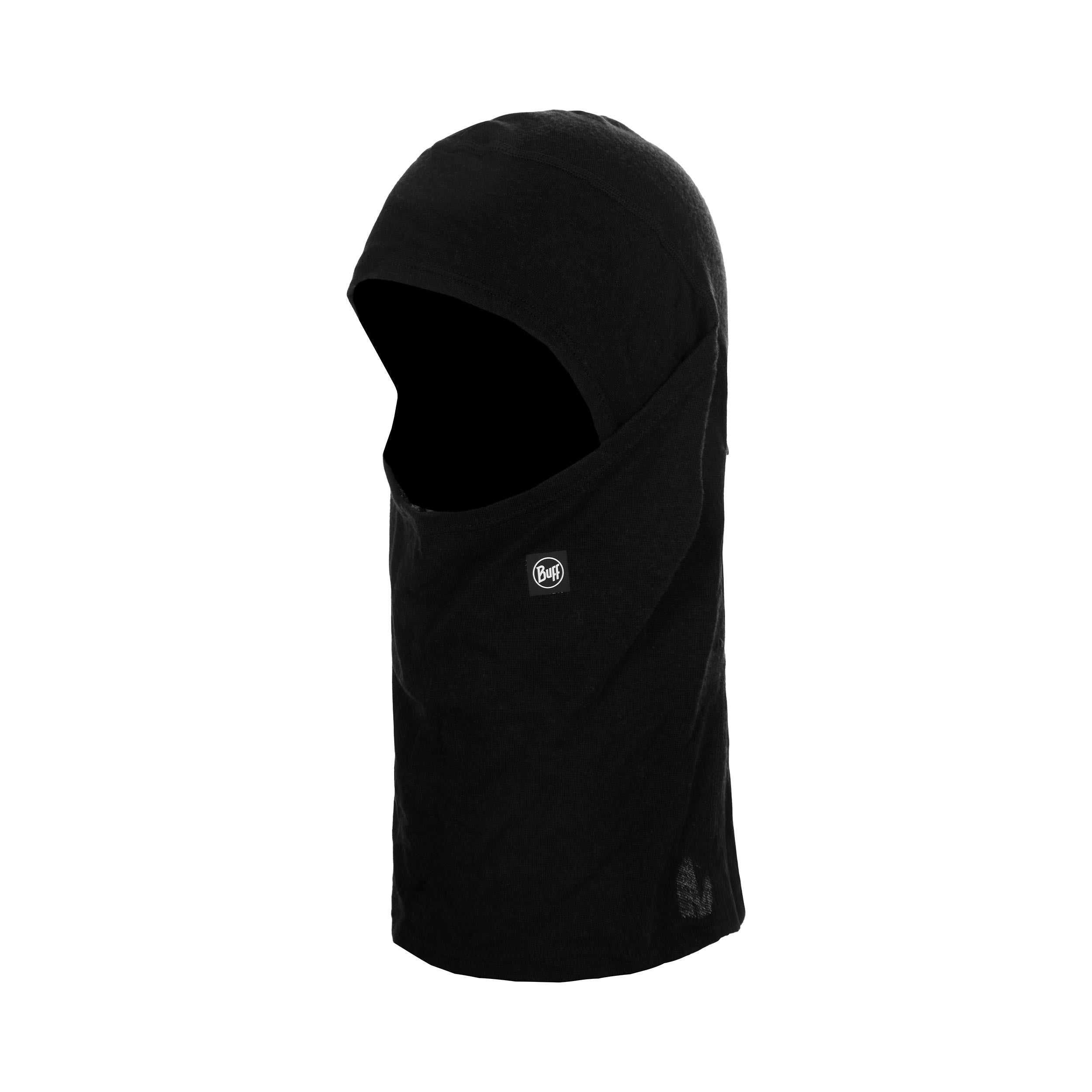 Buff Merino MW Hinged  Beanie Unisex - black