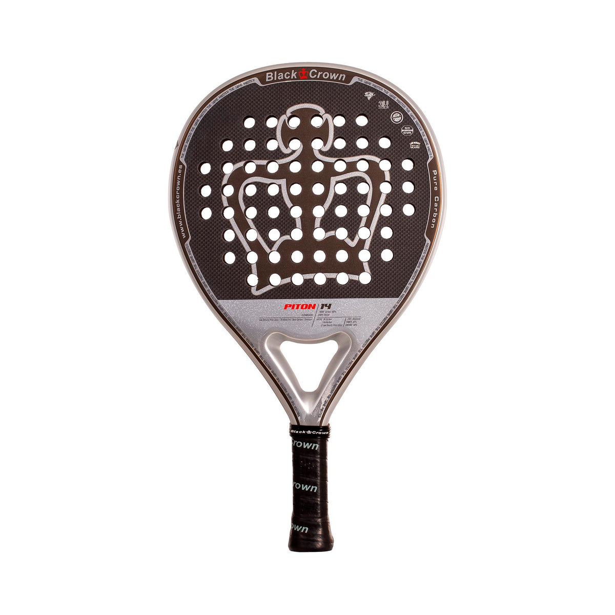 Black Crown Piton 14 Padel racket