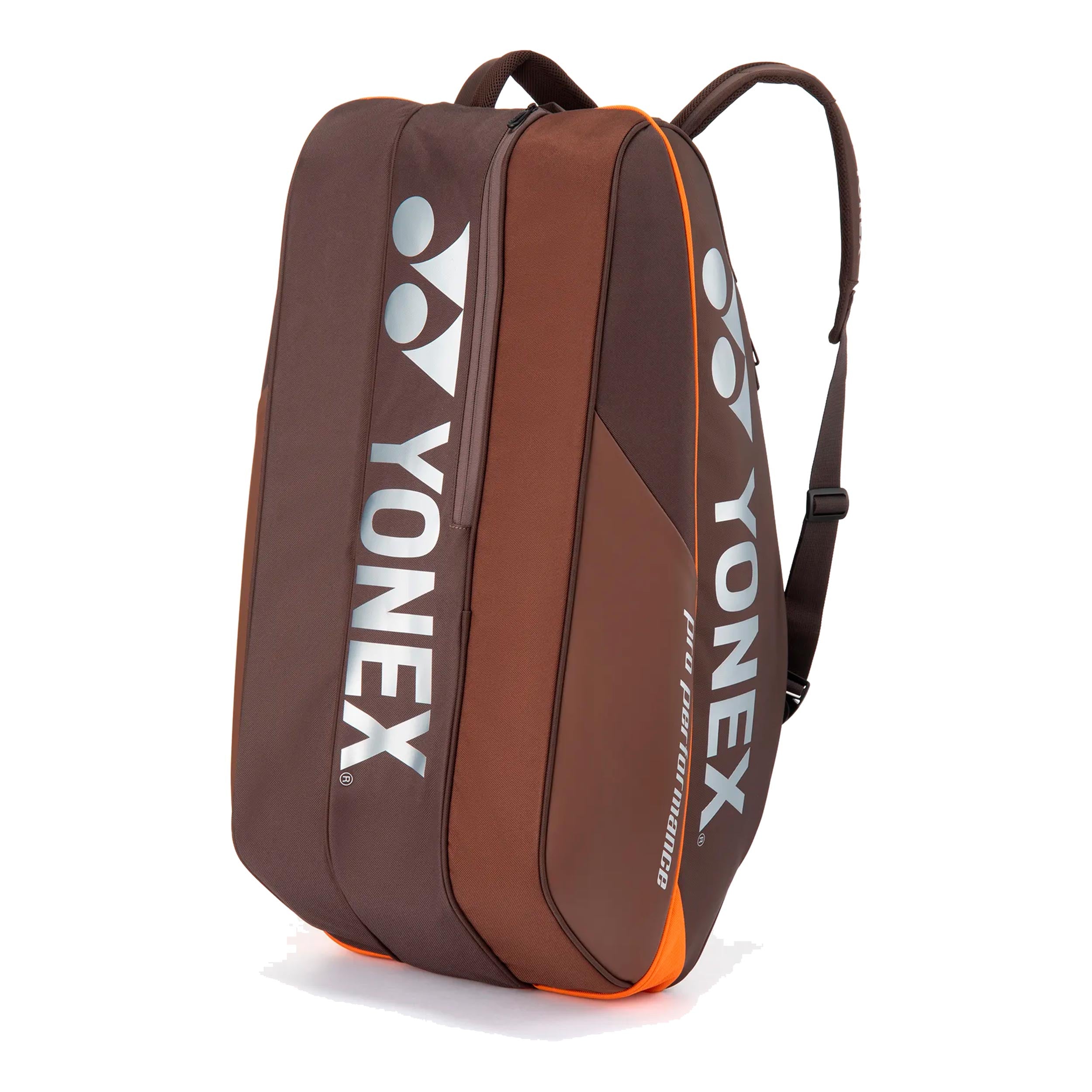Pro Racquet Bag Espresso Brown Racket bag 9 Pack - brown, orange