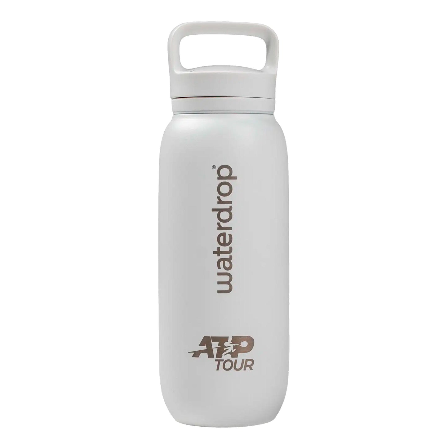 Dunlop Waterdrop Thermo Bottle 600ml Trinkflasche - weiß, silber